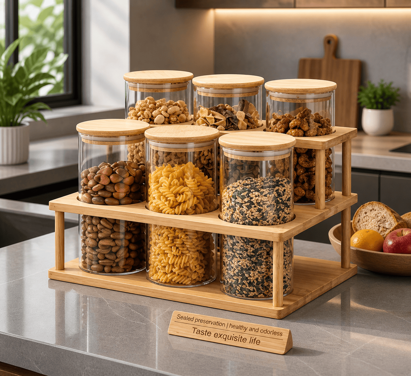 Container Glass Jars Set KW7403NP