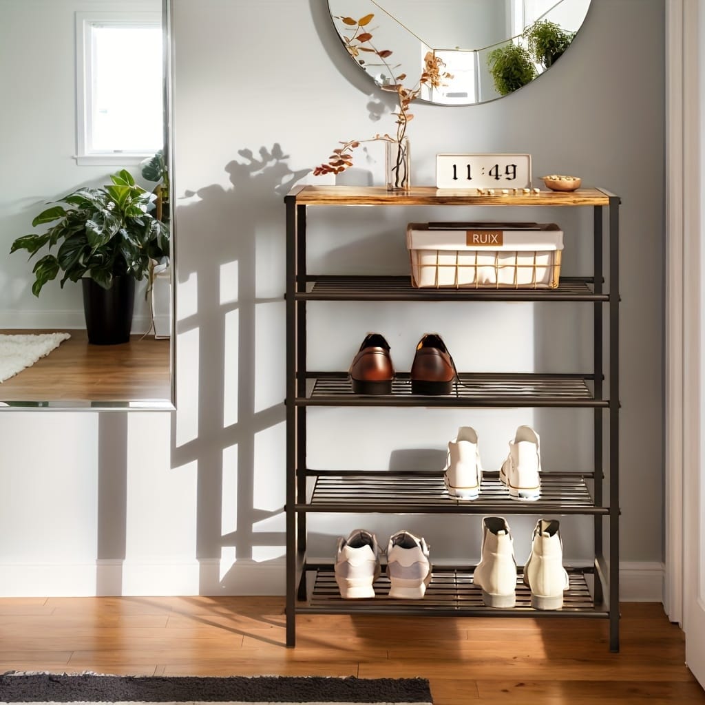 Console Wood & Metal Stand HA8002
