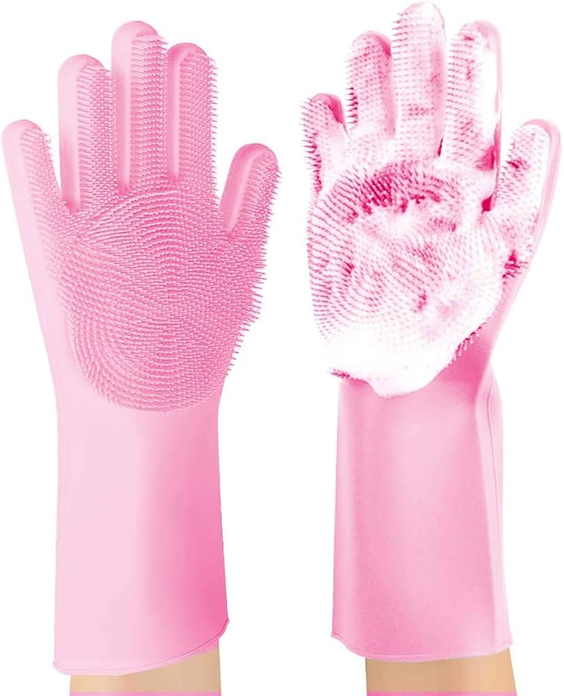 Silicone Washing Gloves KT2396