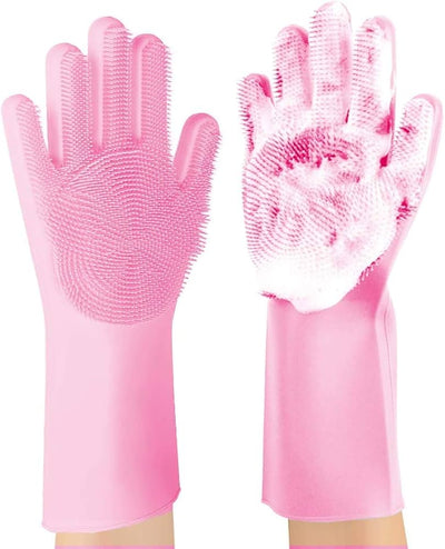Silicone Washing Gloves KT2396