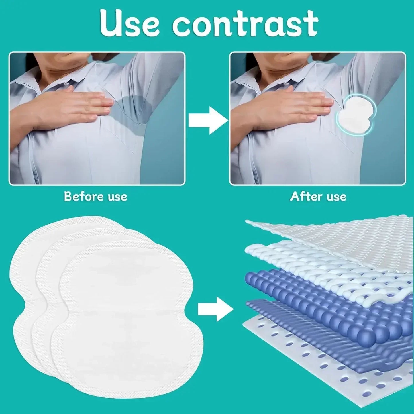 Under Arm Pads 60pcs