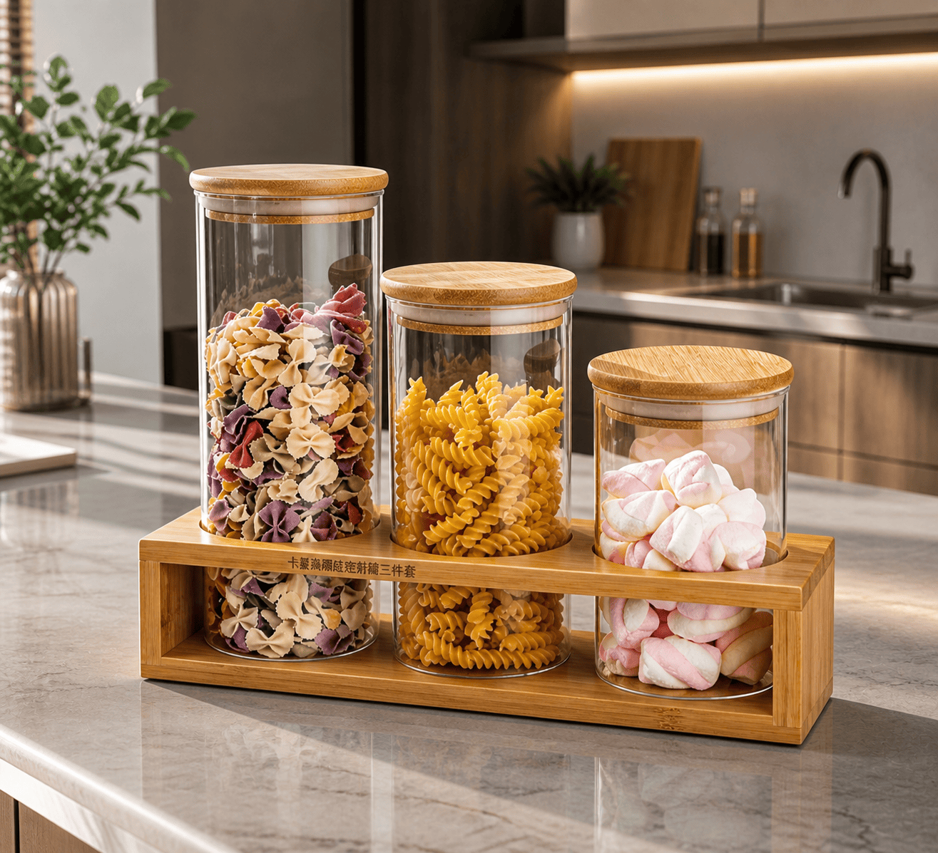 Container Glass Jars Set KW7403NP