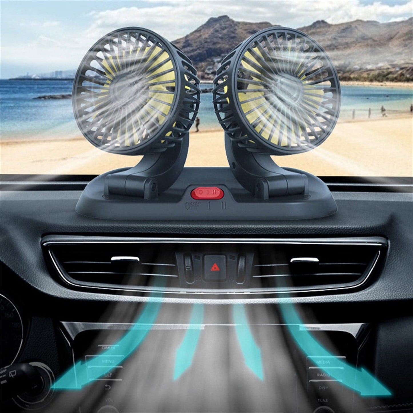 Car Double Fan CP5938WK
