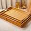 Wooden Bamboo 3pcs Tray Set KW3059ZH