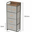 Modern Wood & Metal Drawer Stand HA8003
