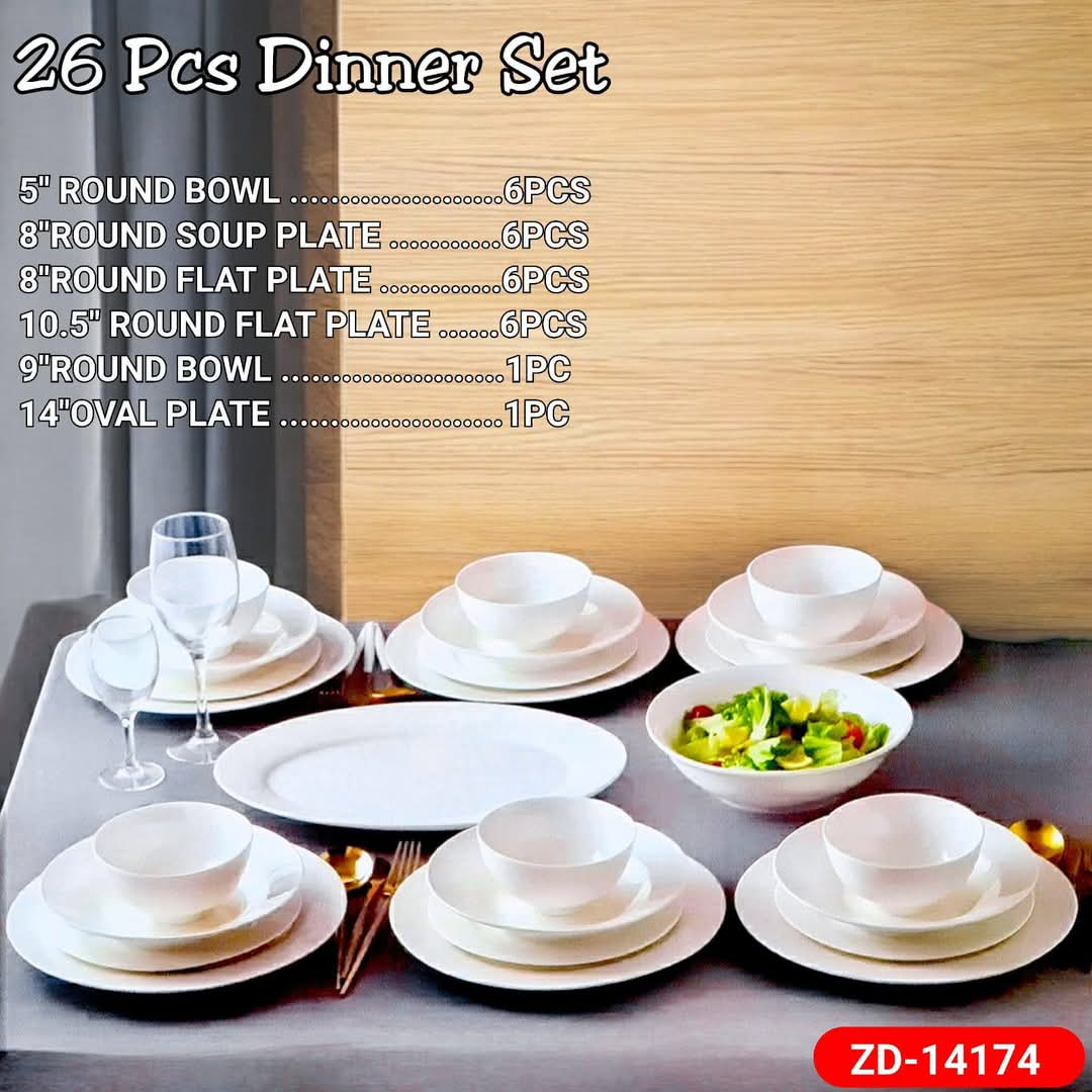 26pcs Dishes Set