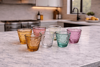 12 Glass Cups 74106QMX