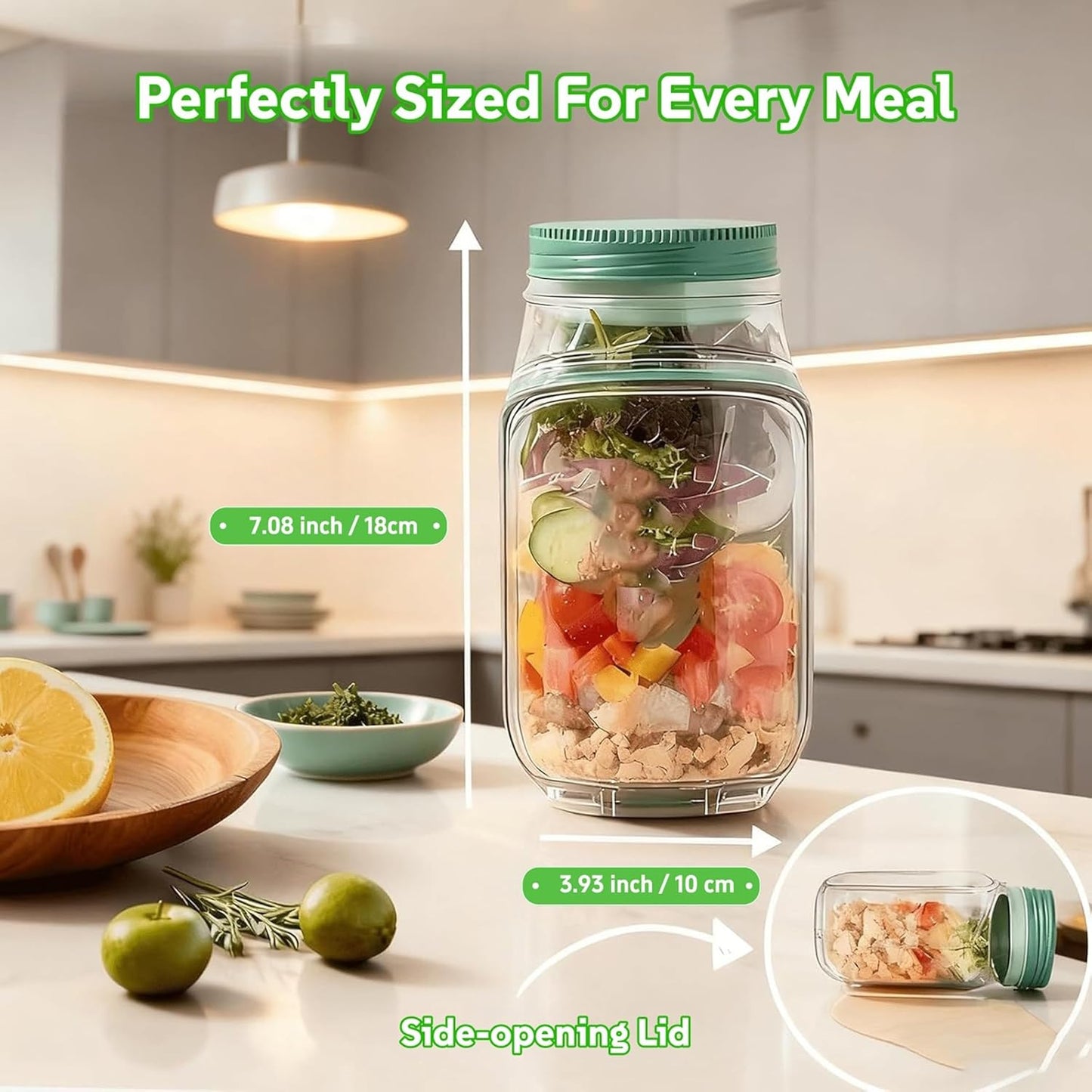 Salad Jar 1L KT272