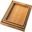 Wooden Bamboo 3pcs Tray Set KW3059ZH