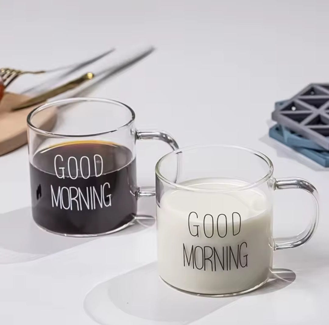 6 espresso good morning cups