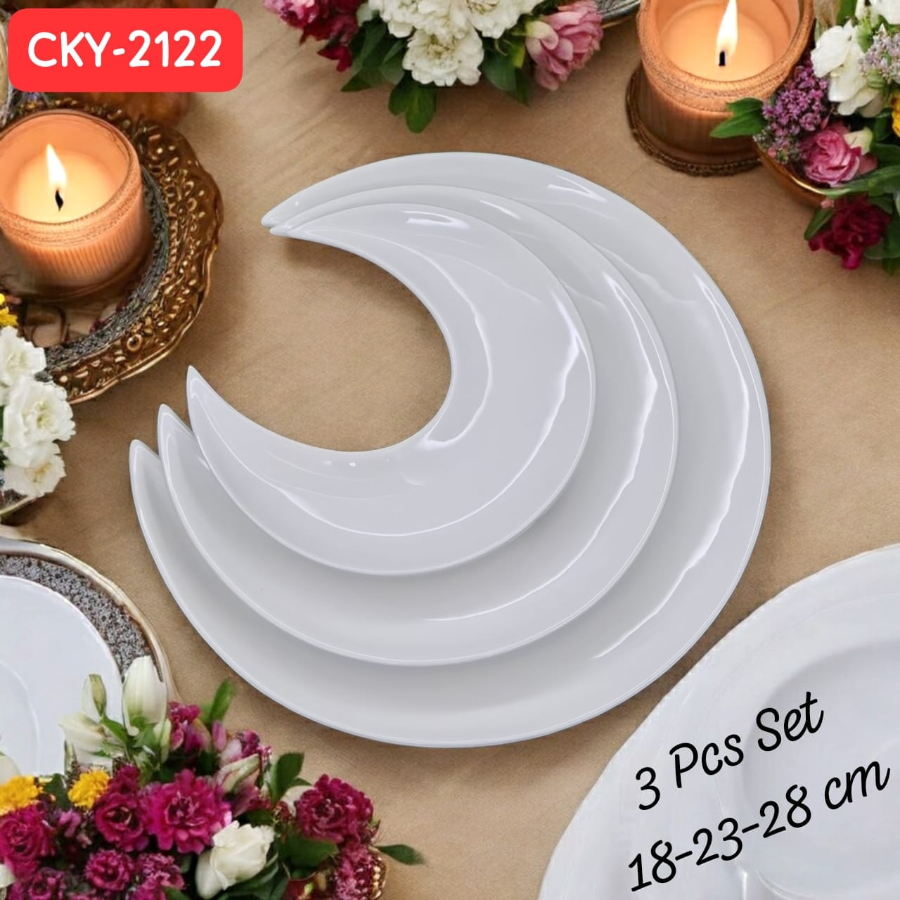 Ceramic Plastes with stand