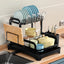 Drainable kitchen rack 2 tier