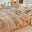 4PCS SET RABBIT FUR BED SHEET HA2291