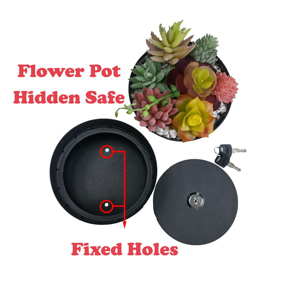 Flower Pot Hidden Safe