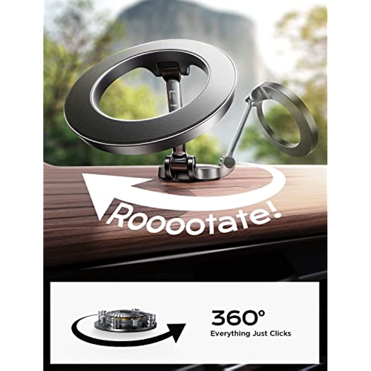 360 Magnetic Car Phone Holder